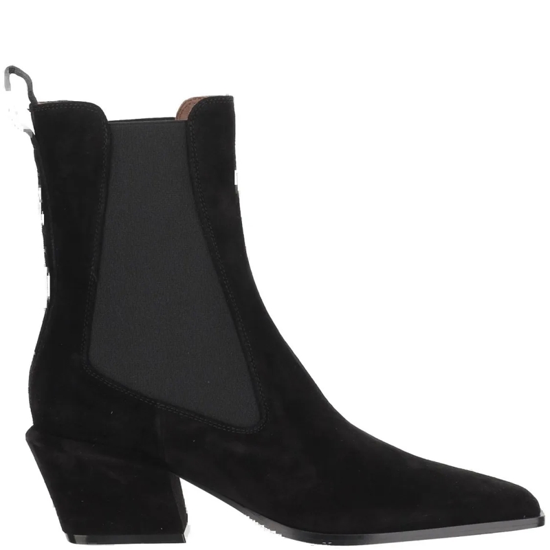 Paris Texas Bottes Bettina 50 Leather Ankle Boots Black