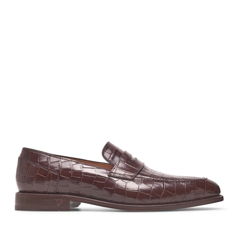 Henry Stevens Monkstraps Loafer Marshall PL dunkel-braun