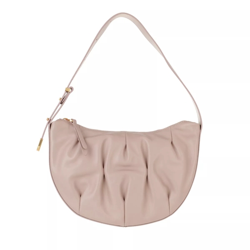 Coccinelle Handbag Smooth Calf Leather Soft  Powder Pink Hobo Bag
