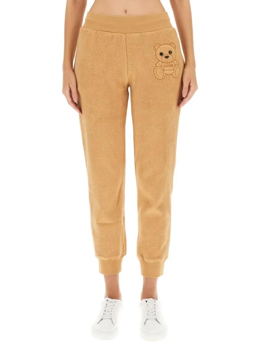 Thumbnail - Moschino - Jogging Pants With Logo - Größe 44 - braun