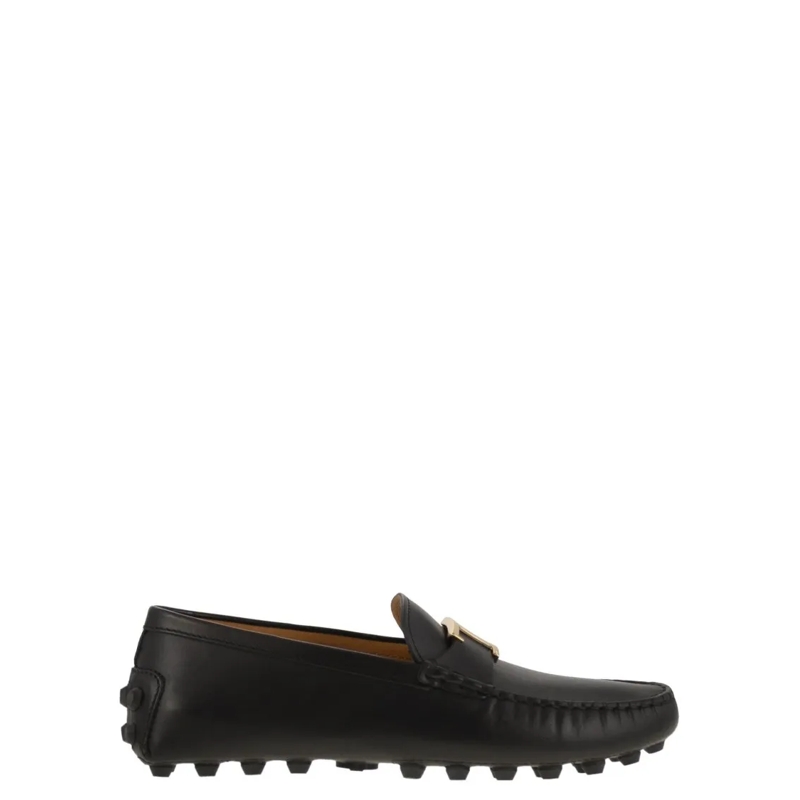 Tod's Ballerinas Bubble T Timeless Leather Flats Black