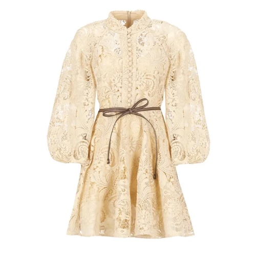 Zimmermann Waverly Lace Dress Neutrals 