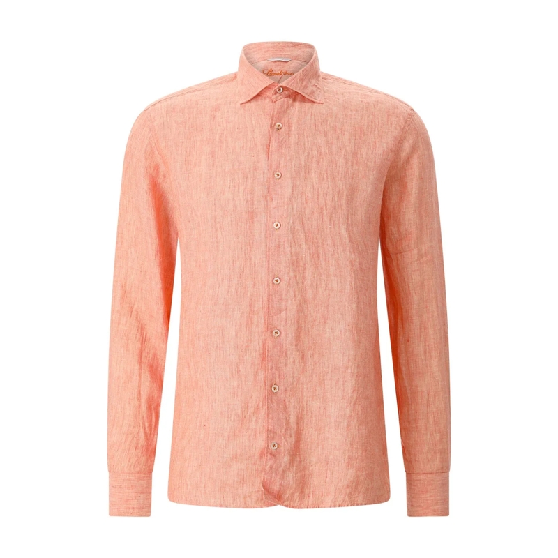 STENSTRÖMS Hemd Regular-Fit Leinenhemd orange(Image 10)