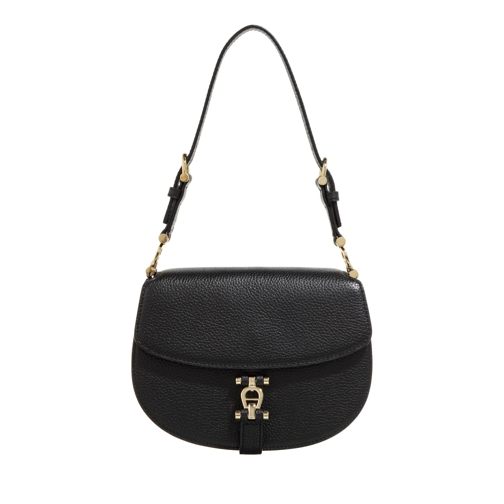 AIGNER Delia Black Borsa saddle