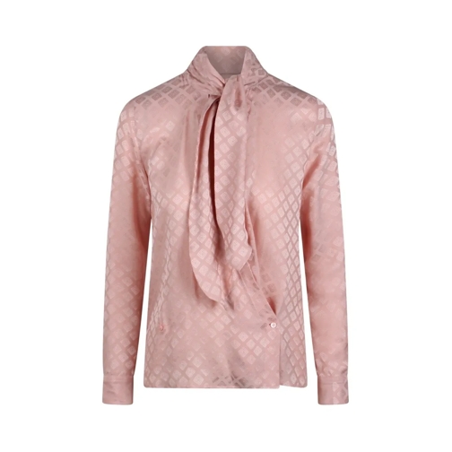 Etro Hemden Wrap Jacquard Shirt Pink