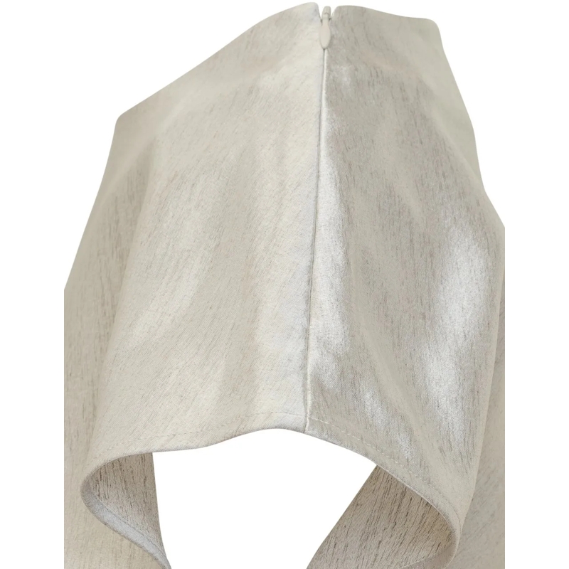 J.W.Anderson Maxikleid Abito Asimmetrico weiß(Image 4)