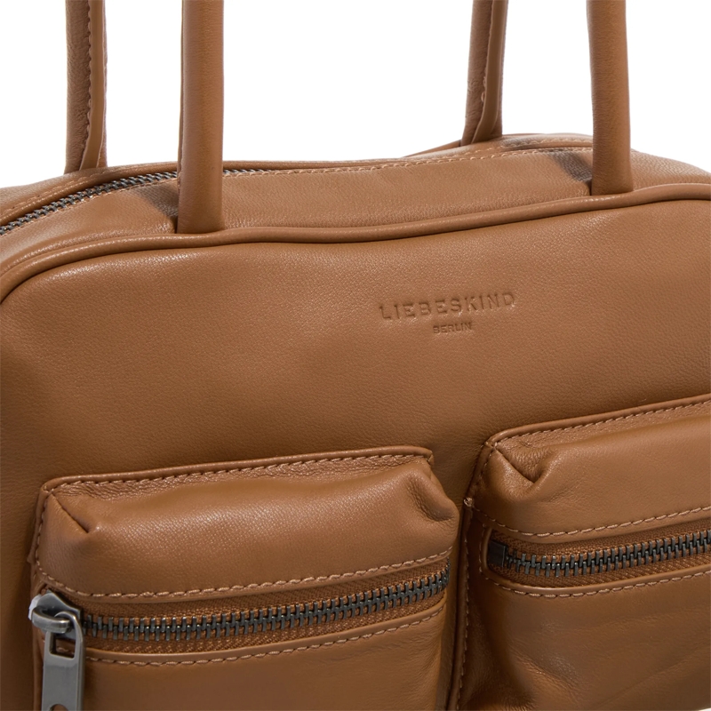 Liebeskind Berlin Satchel Jil Goat Satchel Bag S Sepia(Image 4)