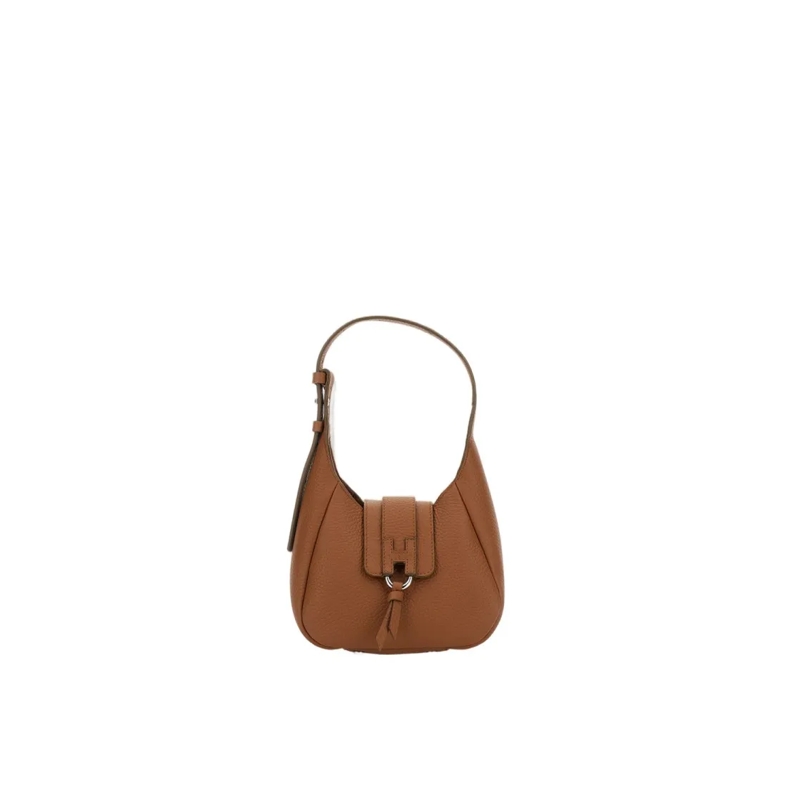 Hogan Sac à bandoulière Classic Brown Handbag With Structured Silhouette Brown