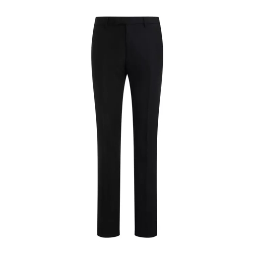 Etro Evening Black Wool Trousers Black 