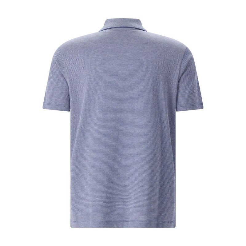 Paul & Shark Polohemd Poloshirt mit Seide orange(Image 7)