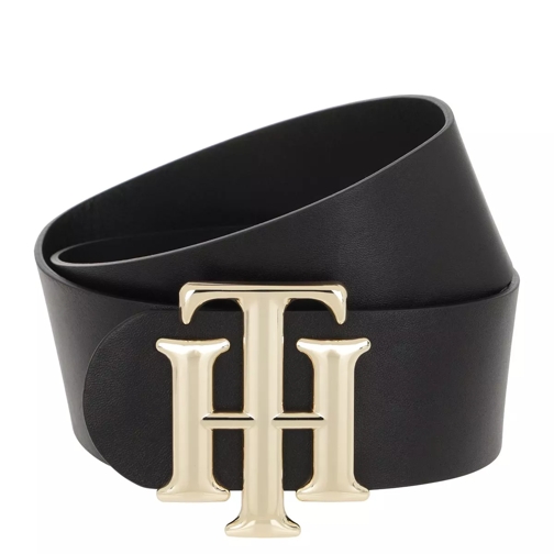 Tommy Hilfiger High Waist Logo Belt Black Taillengürtel