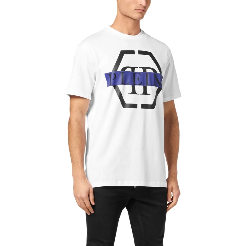 Philipp Plein T-Shirt T-Shirt Rundhalsausschnitt Ss weiss(Image 4)