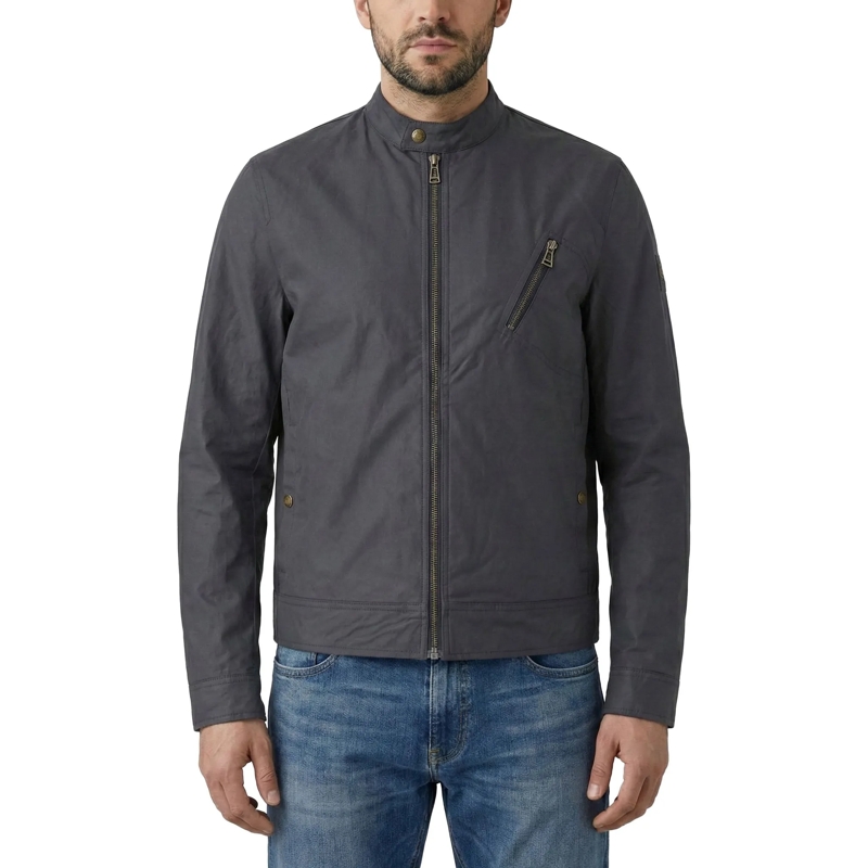 Belstaff Übergangsjacke Jacke aus Baumwolle grau(Image 2)