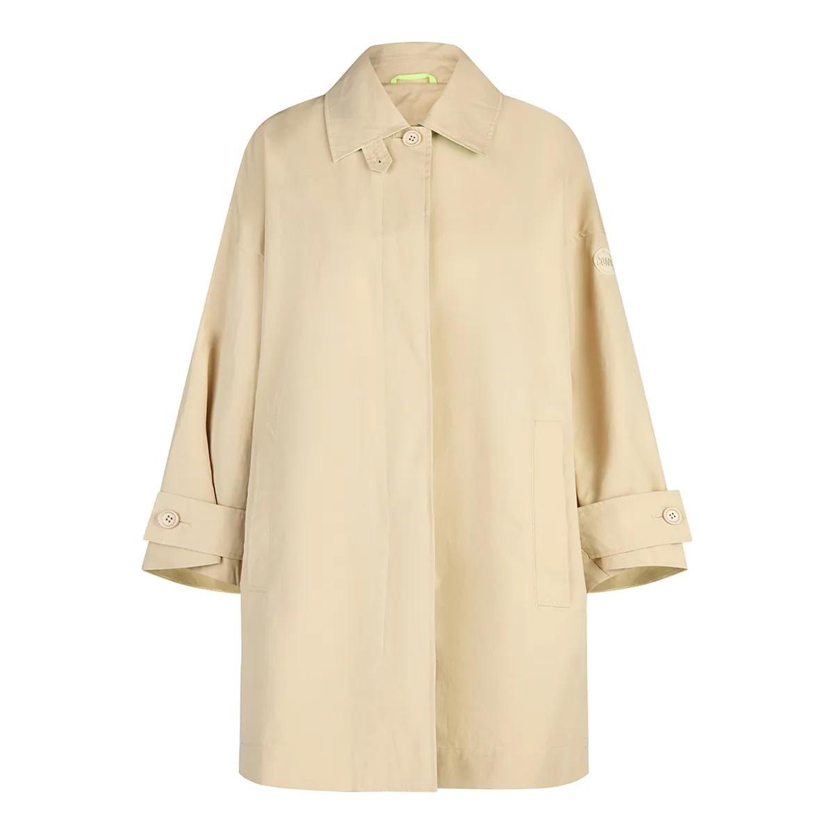 No1 Como Damen Beige - Trenchcoat Claire - Größe M
