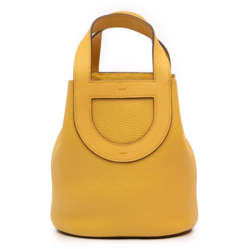 Hermès Tote Clemence and Swift In The Loop 18 gelb