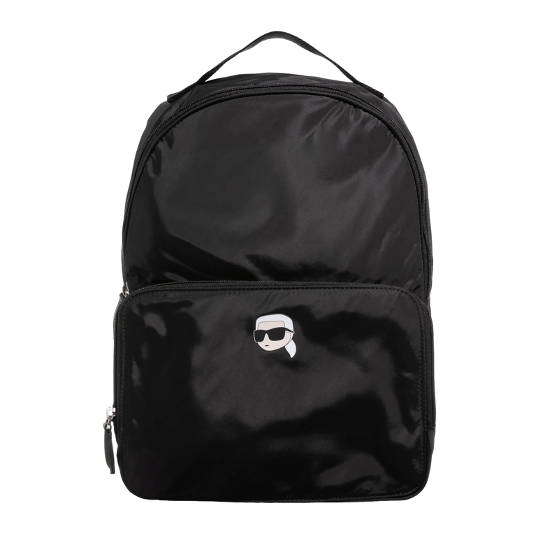 Karl Lagerfeld Rucksack Ikon Packable Backpack Black