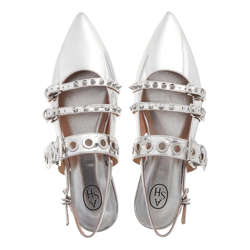 Ash Ballerines Blondie03 Silver(Image 6)