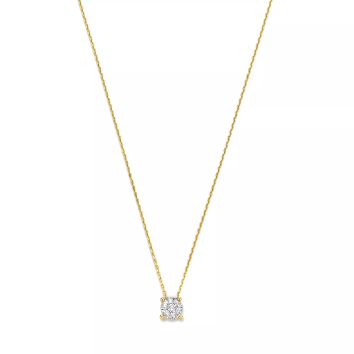 Isabel Bernard De la Paix Hanaé 14 karat necklace | diamond 0.14  Gold Collier court
