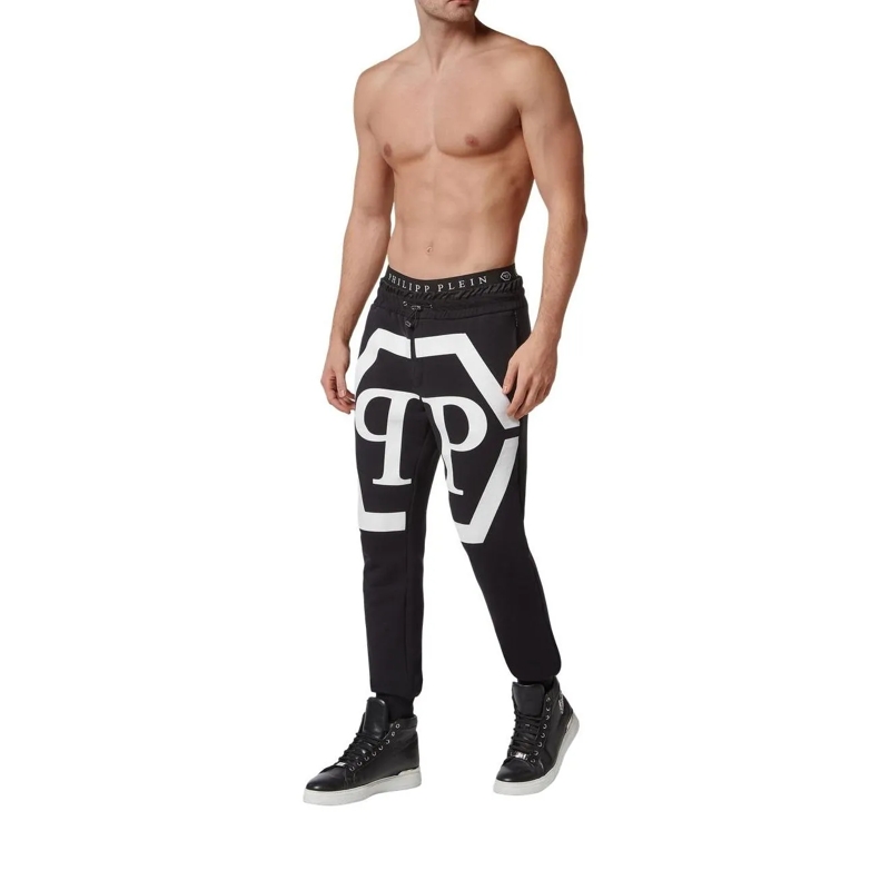 Philipp Plein Jogginghose Jogginghose Hexagon schwarz(Image 2)