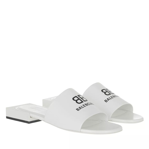 Balenciaga Box Sandals Optical White Slide