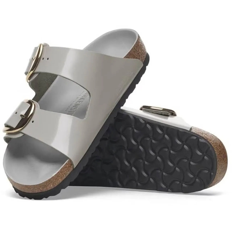 Birkenstock Sandalen Birkenstock Arizona Big Bickle Slippers Lichtgrijs grau(Image 7)