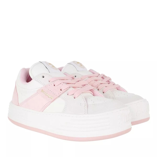 Palm Angels Snow Low Top White Pink White Pink Platform Sneaker