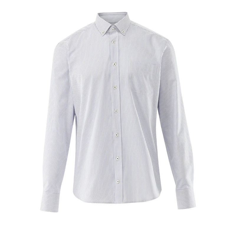 VAN LAACK Hemd Hemd Tailor Fit Streifen blau