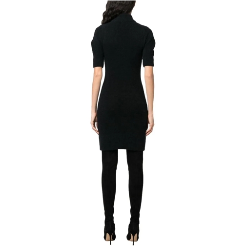 Patou Midi Jurken Dresses Black schwarz