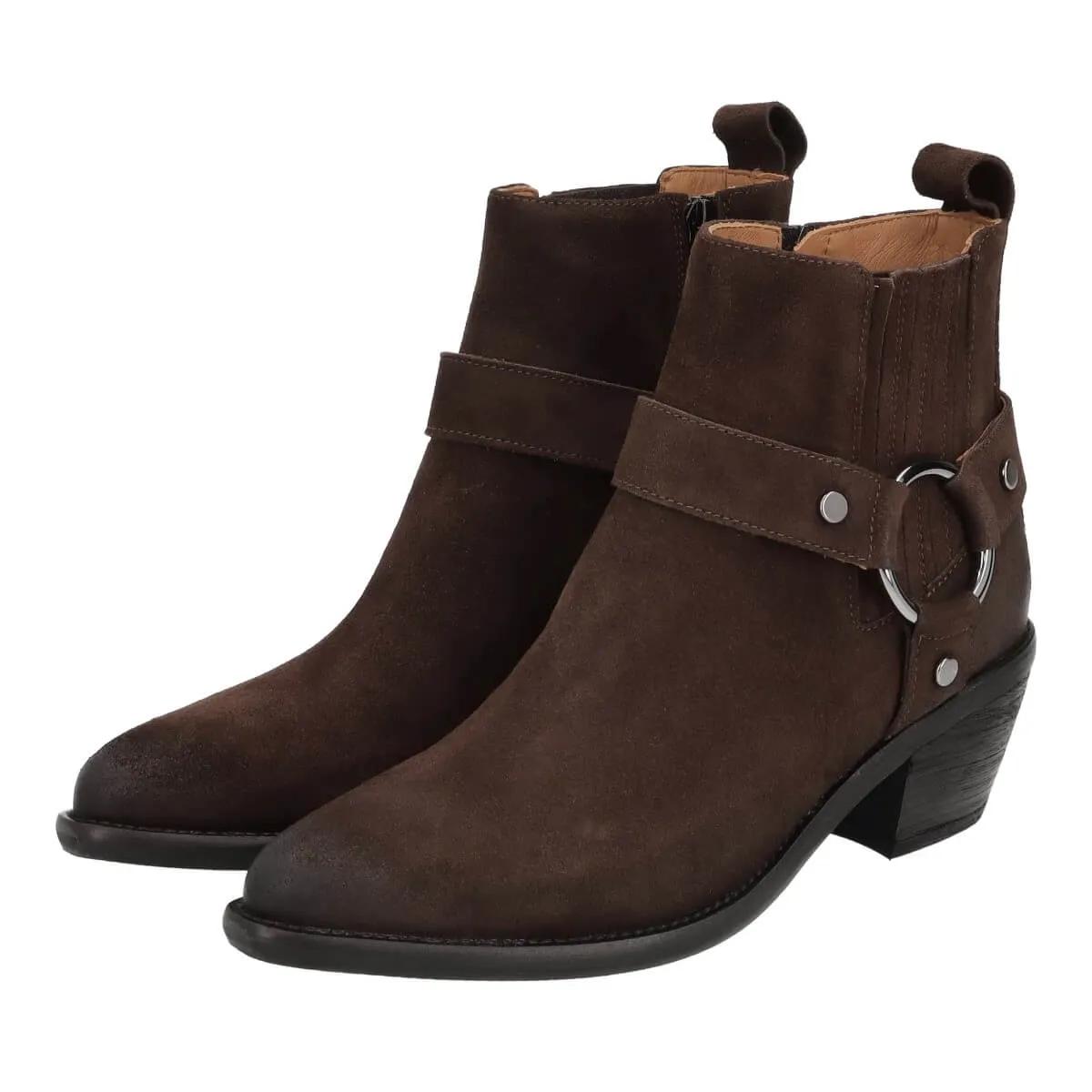 Thumbnail - Thea Mika Stiefeletten - Cowboy Boots - Gr. 40 (EU) - in Braun - für Damen
