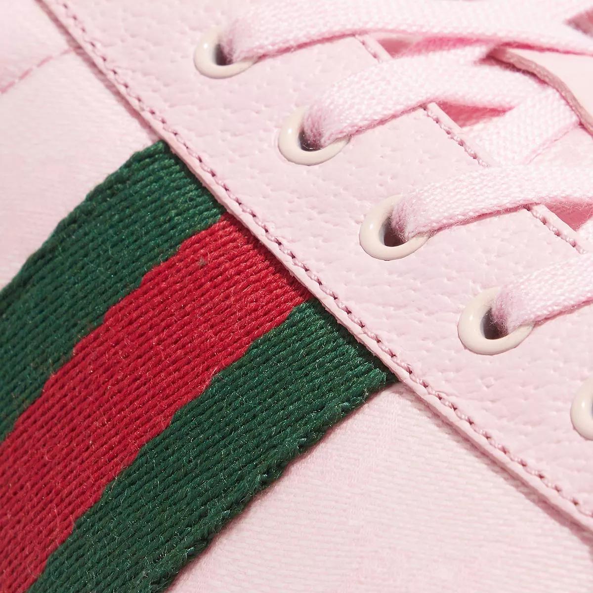 Gucci Sneakers Ace Sneaker With Web in poeder roze