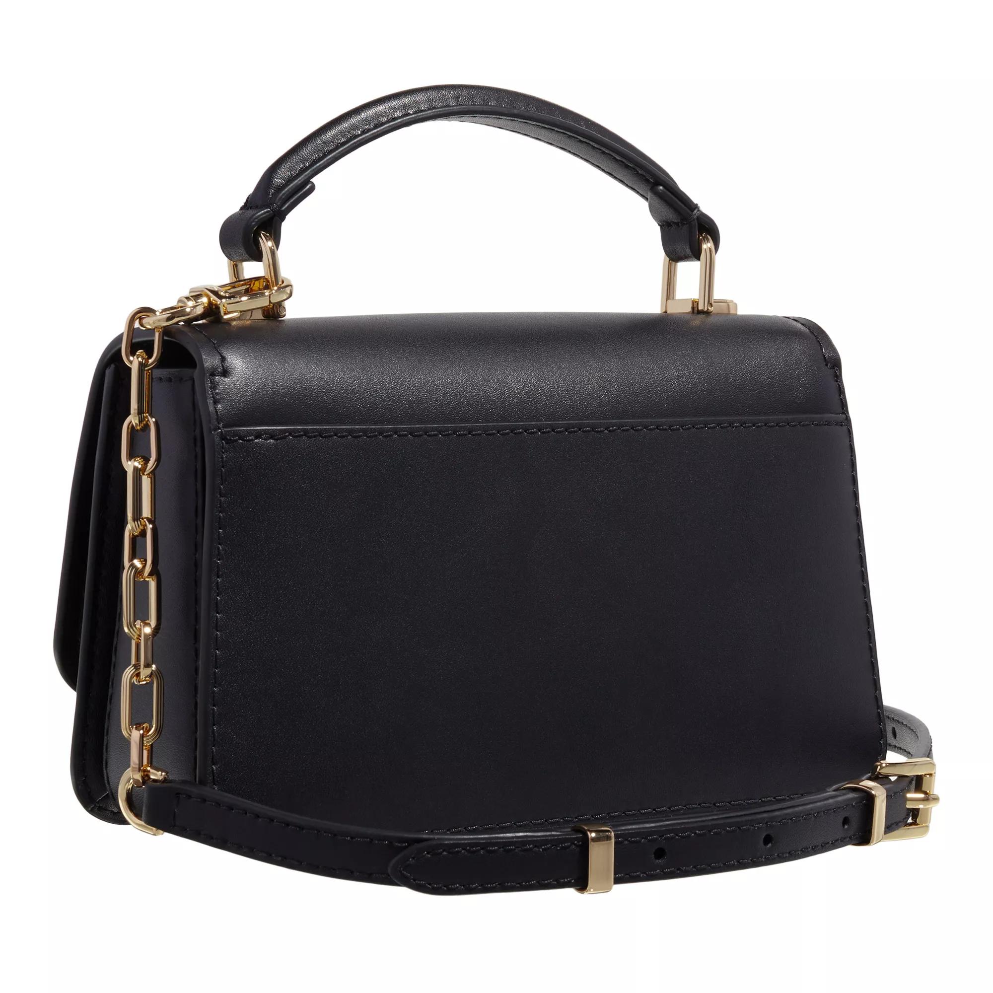 Michael Kors Satchels Sm Ew Th Chn Xbody in zwart