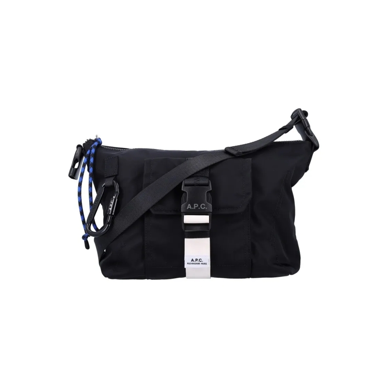 A.P.C. Schultertasche Versatile Trek Satchel Black