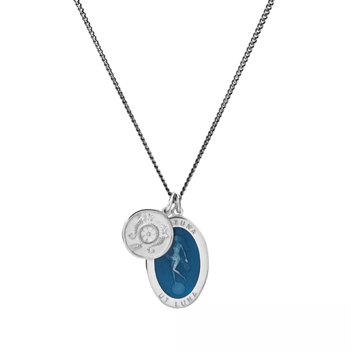 Miansai Fortuna Pendant Necklace Blue Lange Halskette