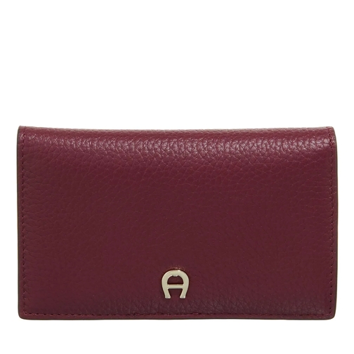 AIGNER Delia Burgundy Portafoglio a due tasche