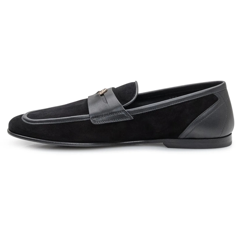 Dolce&Gabbana Loafer Pantofola con Fibbia schwarz(Image 4)