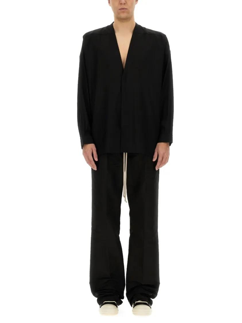 Thumbnail - Rick Owens - "Lido Larry" Shirt - Größe 50 - schwarz