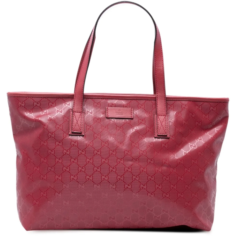 Gucci Shopper Medium GG Imprime Tote rot