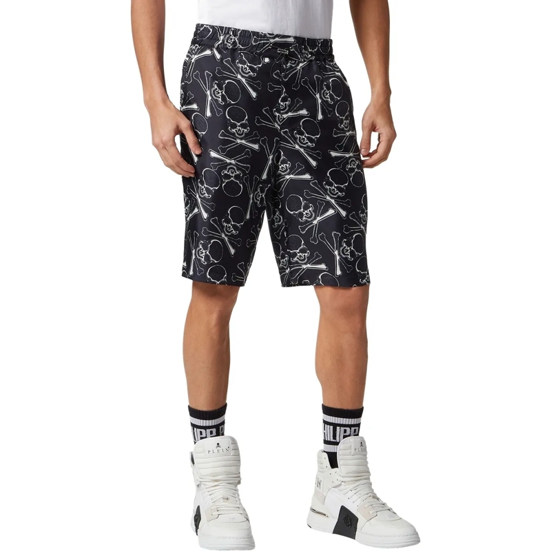 Philipp Plein Shorts Shorts Skull Bones schwarz(Image 3)