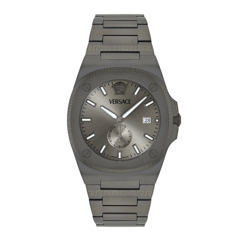 Versace Quarzuhr Quarz-Analoguhr Versace Tolomeo grau