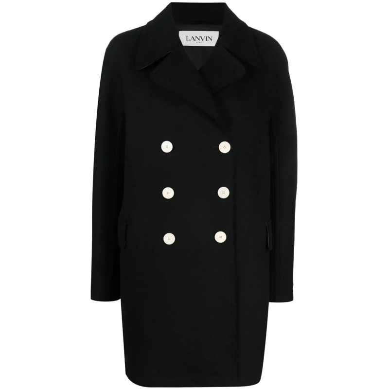 Lanvin Übergangsjacke Coats Black schwarz