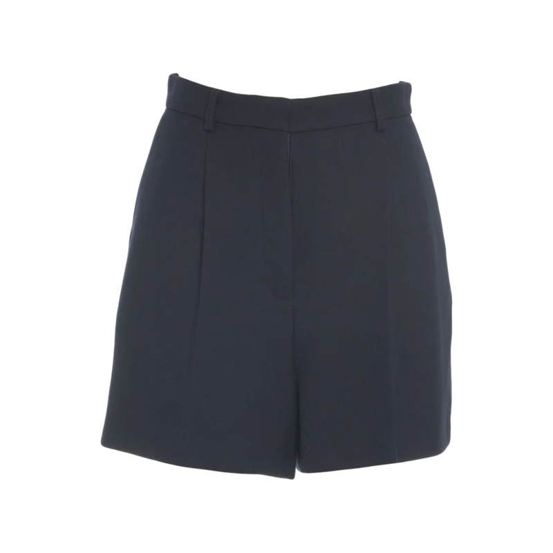 HERSKIND Legere Shorts Pleated Bermuda Shorts Black