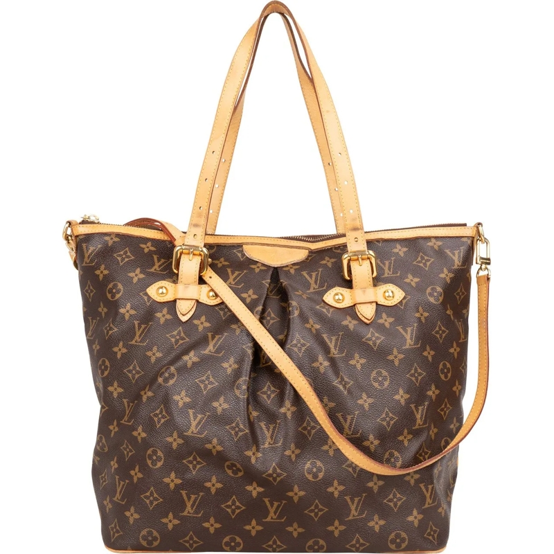 Louis Vuitton Tote Louis Vuitton Canvas Monogram Palermo GM Handbag braun