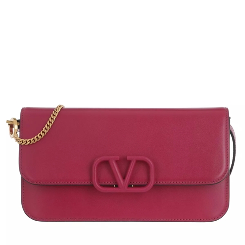 Valentino Garavani Mini Bag Leather Rasberry Pink Crossbody Bag