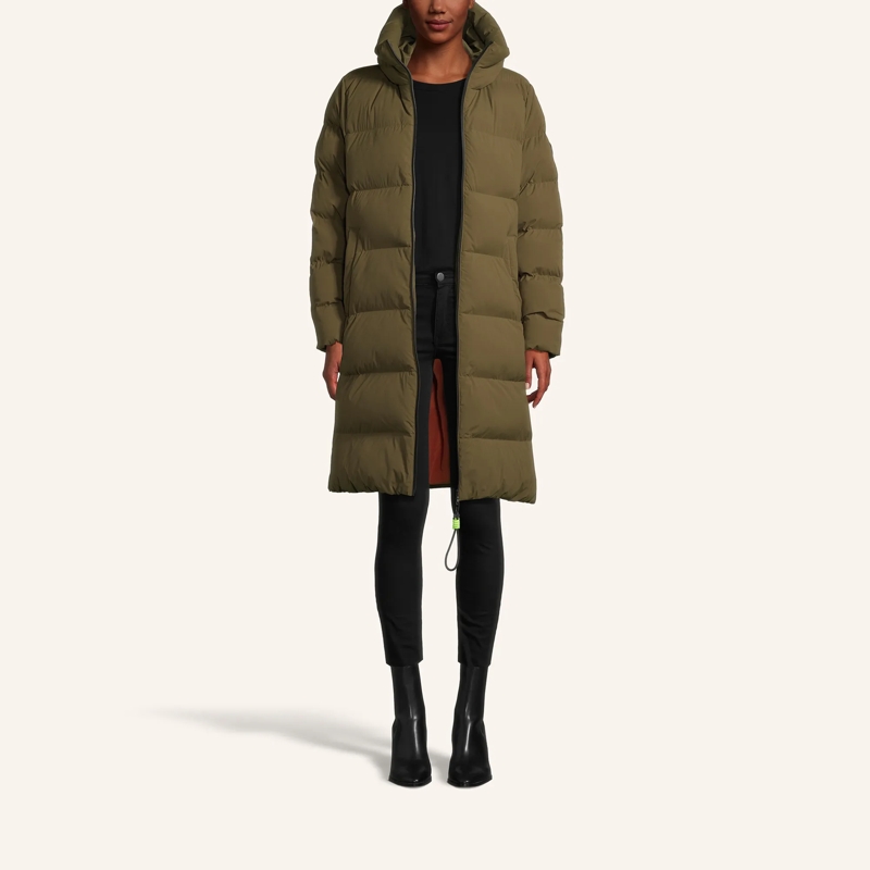 No1 Como Wintermantel Steppmantel LUZIE khaki(Image 2)