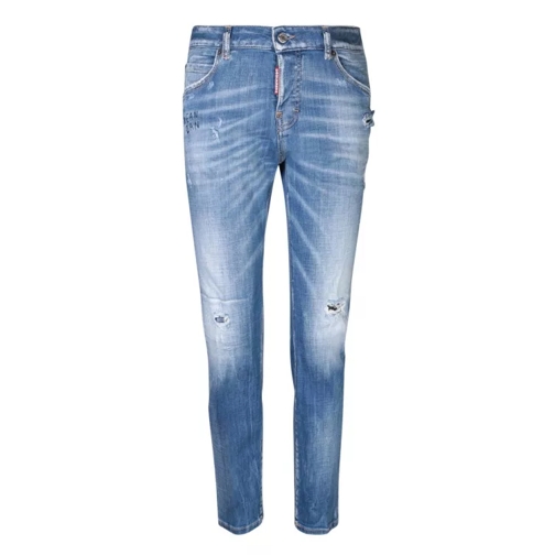 Dsquared2 Slim Fit Cotton Jeans Blue Slim Fit Jeans