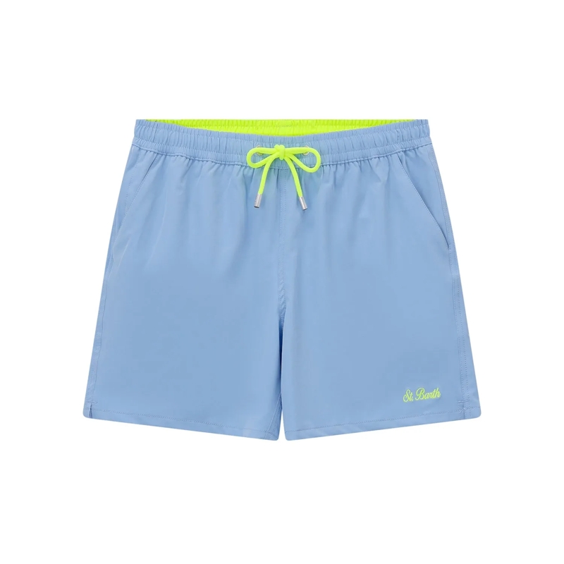 Mc2 Saint Barth  Badehose mit Logo blau