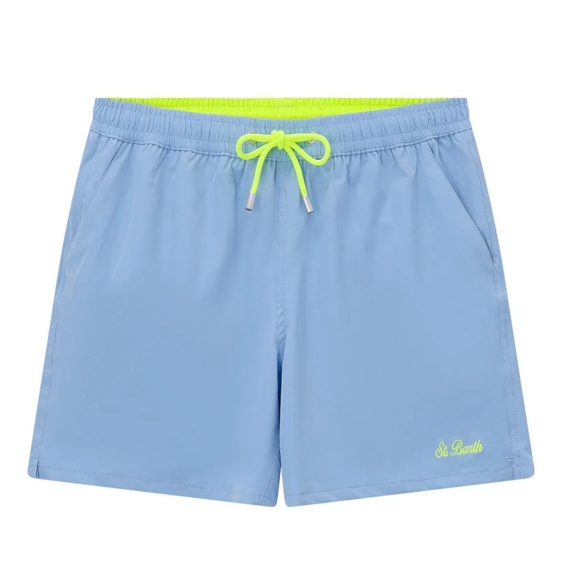 Mc2 Saint Barth  Badehose mit Logo blau