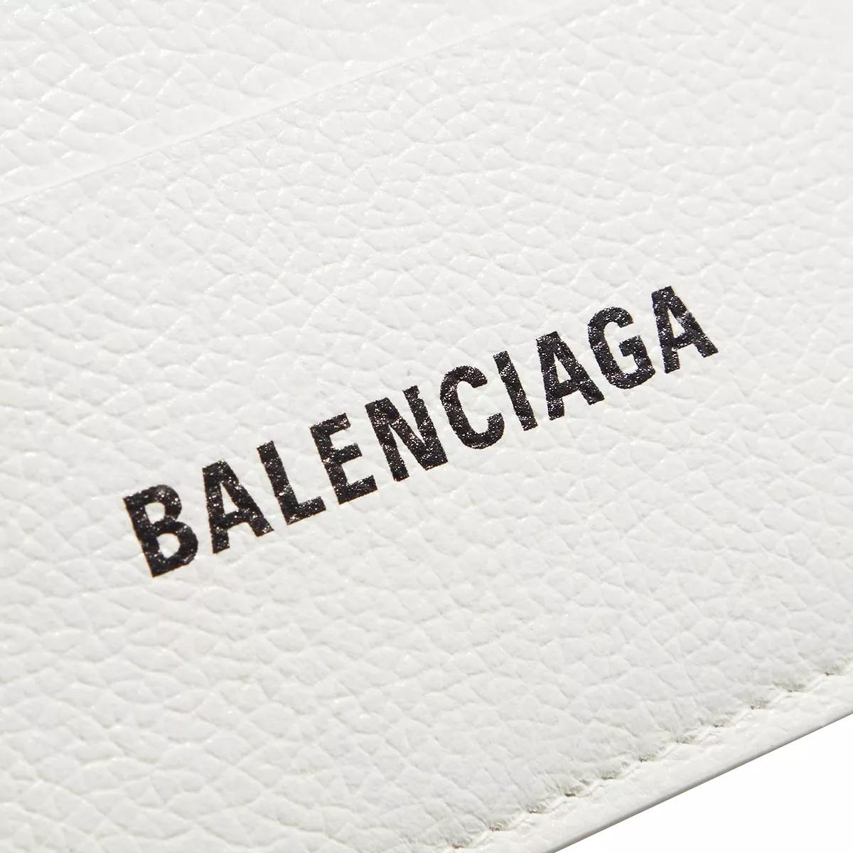 Balenciaga hot sale white wallet