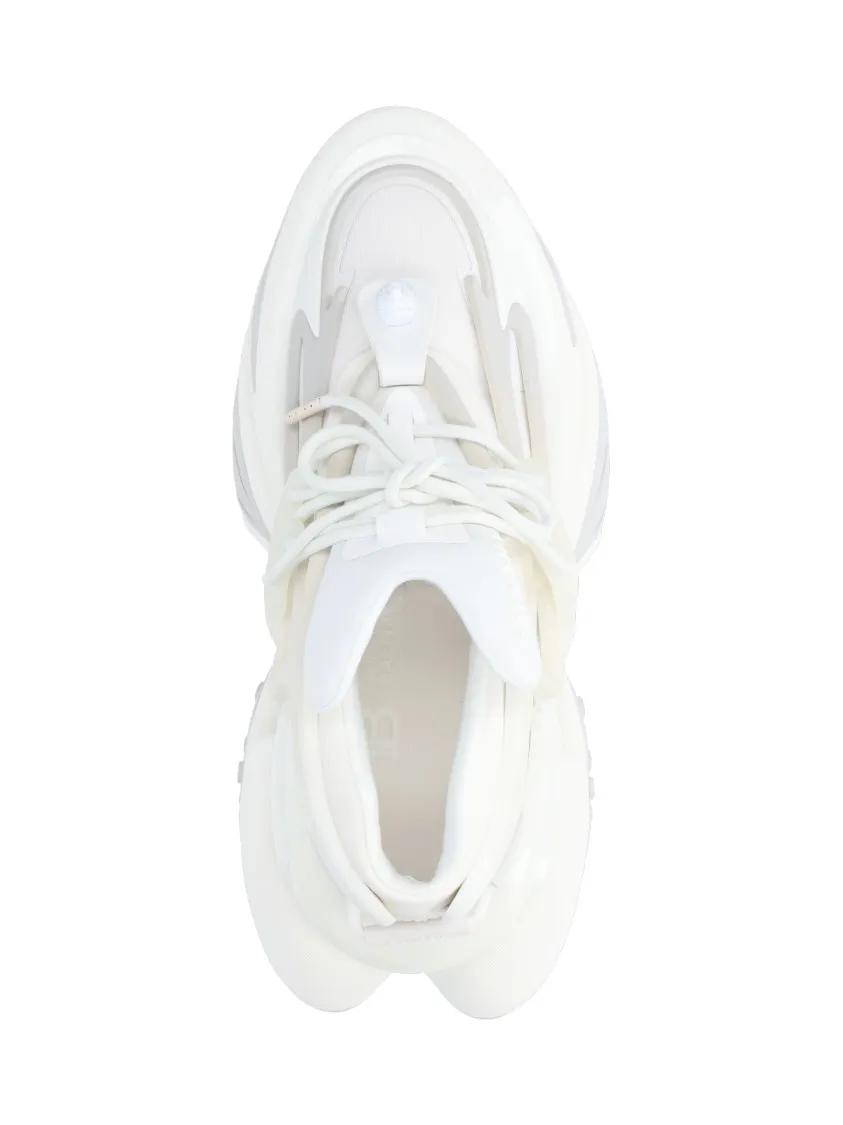 Thumbnail - Balmain Low-Top Sneaker - Sculptural White Sneakers With Integrated Lacing S - Gr. 37 (EU) - in Weiß - für Damen