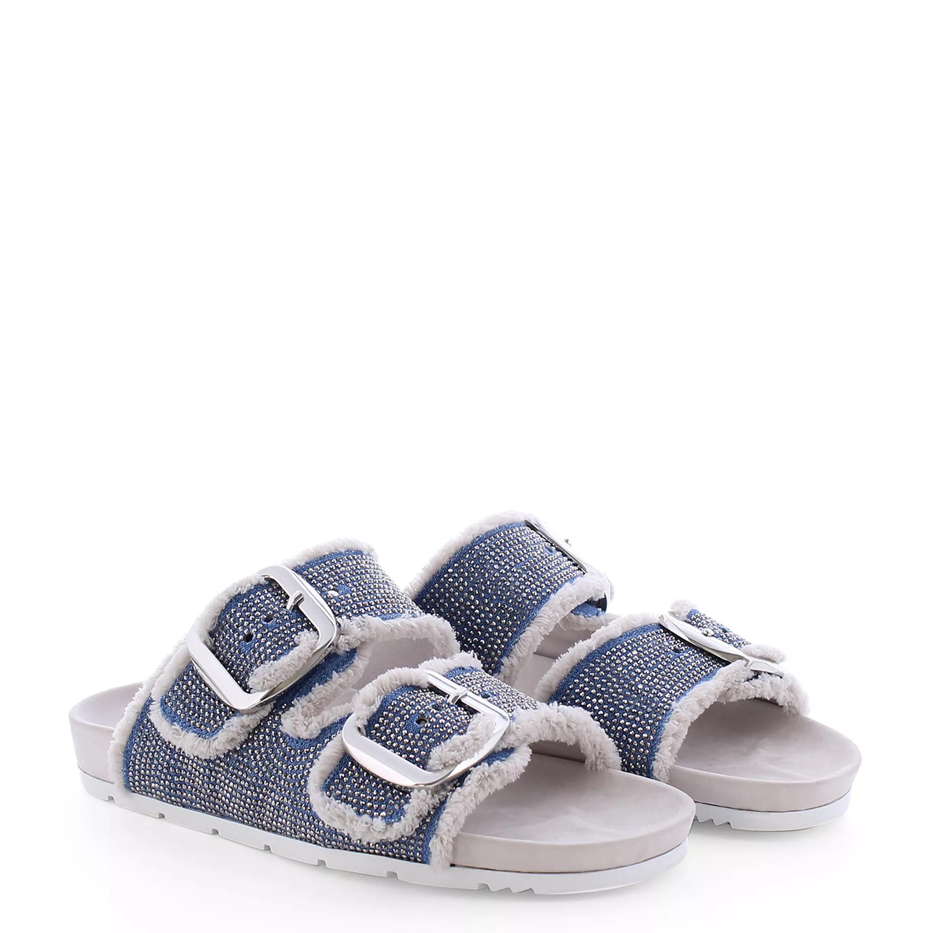 Kennel & Schmenger Slipper & Pantoletten - Pantolette LOVE - Gr. 37,5 (EU) - in Blau - für Damen